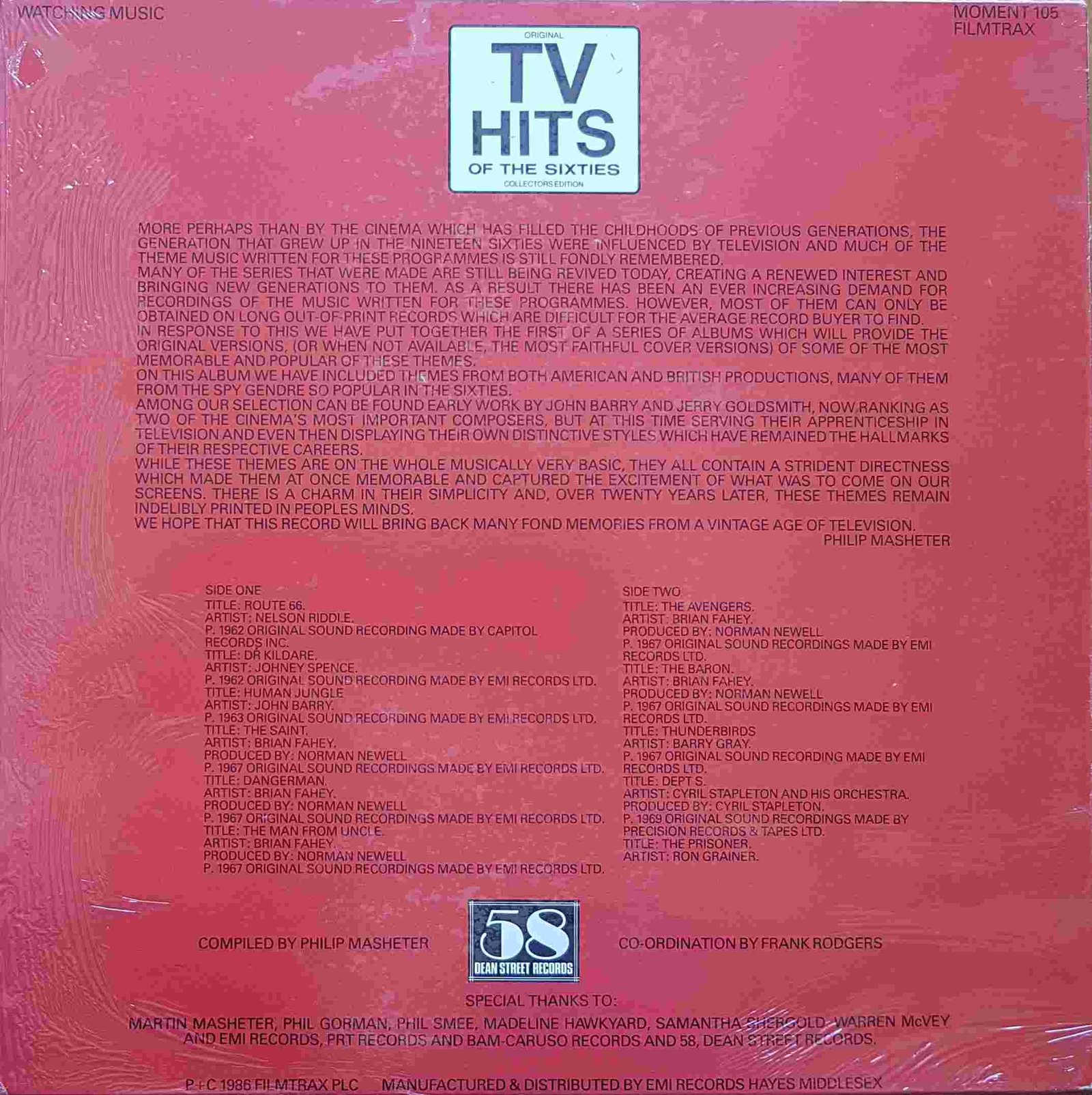 Back cover of MOMENT 105 R